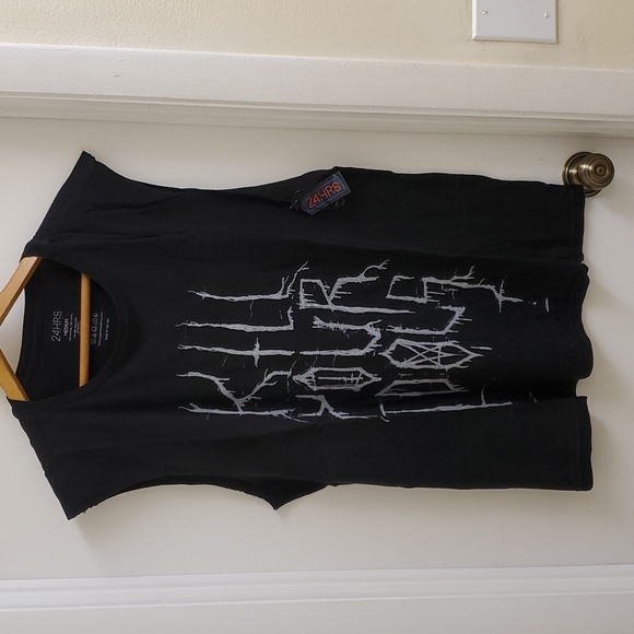 New 24 HRS Iron fist Kill your Idols vintage washed sleevless tee size medium - Picture 1 of 7